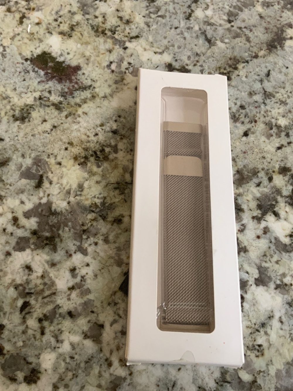 Brand new Fitness wristband compatible with Versa 3 size small. Champagne color